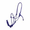 Knotenhalfter mit umflochtenem Nasenteil in Blau Weiß inklusive Strick bei Picadera