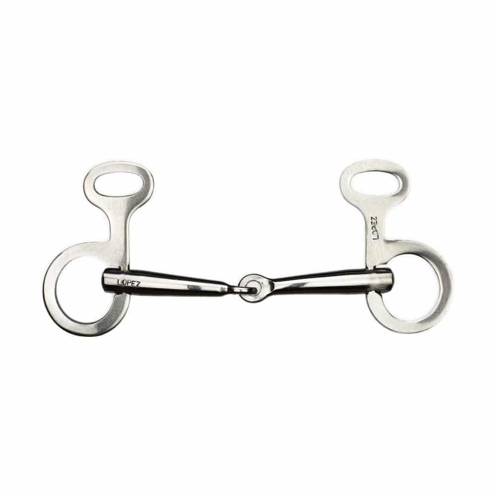 Baucher Stainless steel snaffle at Picadera