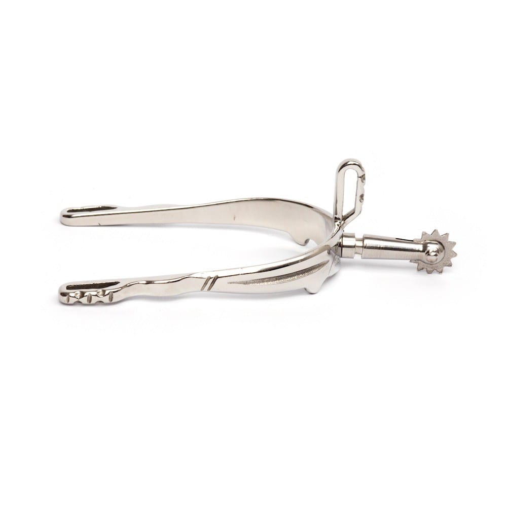 Vaquero spurs  with wheel in stainless steel at Picadera