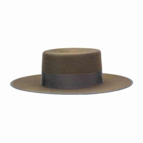 Spanish felt hat for riding brown Picadera