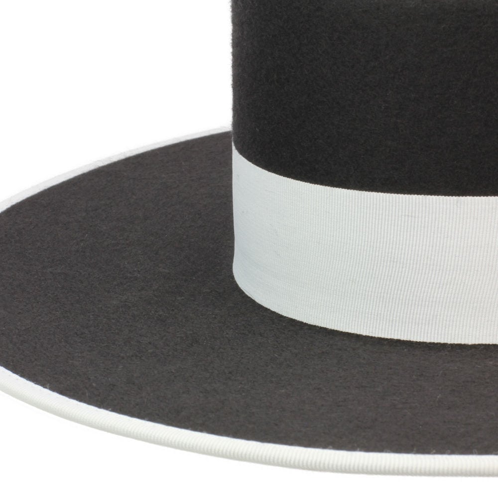 Spanish Felt Hat for Riding Dark Grey with Hatband Picadera