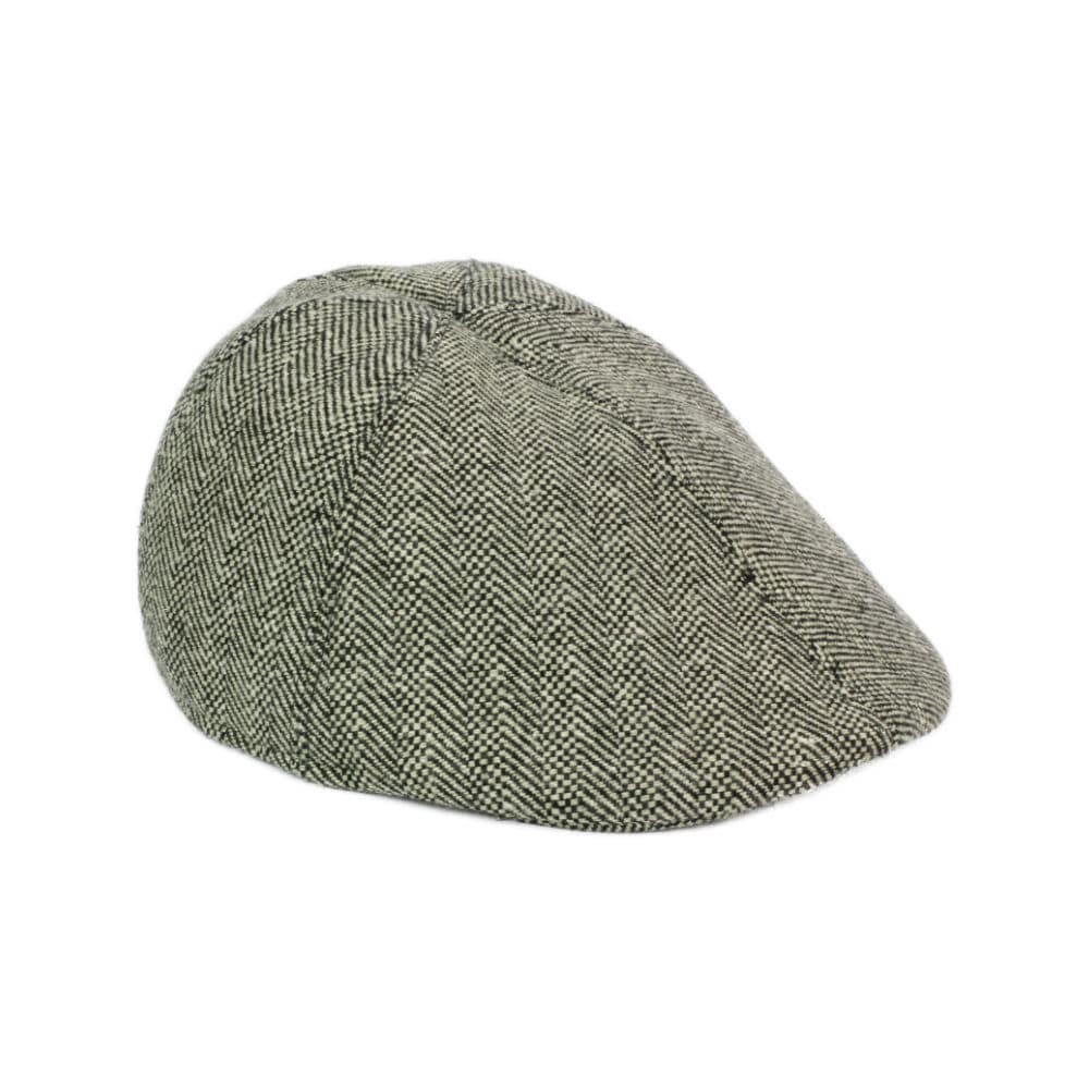 Flatcap vaquera cap with horse embroidery green by Picadera side view