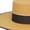 Schicker Strohhut Cordobes zum Reiten mit passendem Hutband bei Picadera
