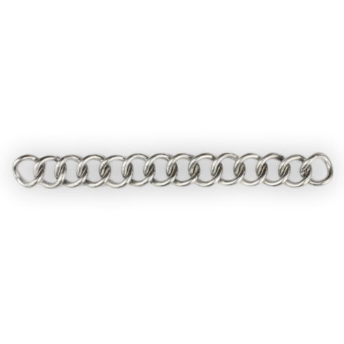 curb chain Vaquero stainless steel Wide with 14 rings for Spanish bits at Picadera