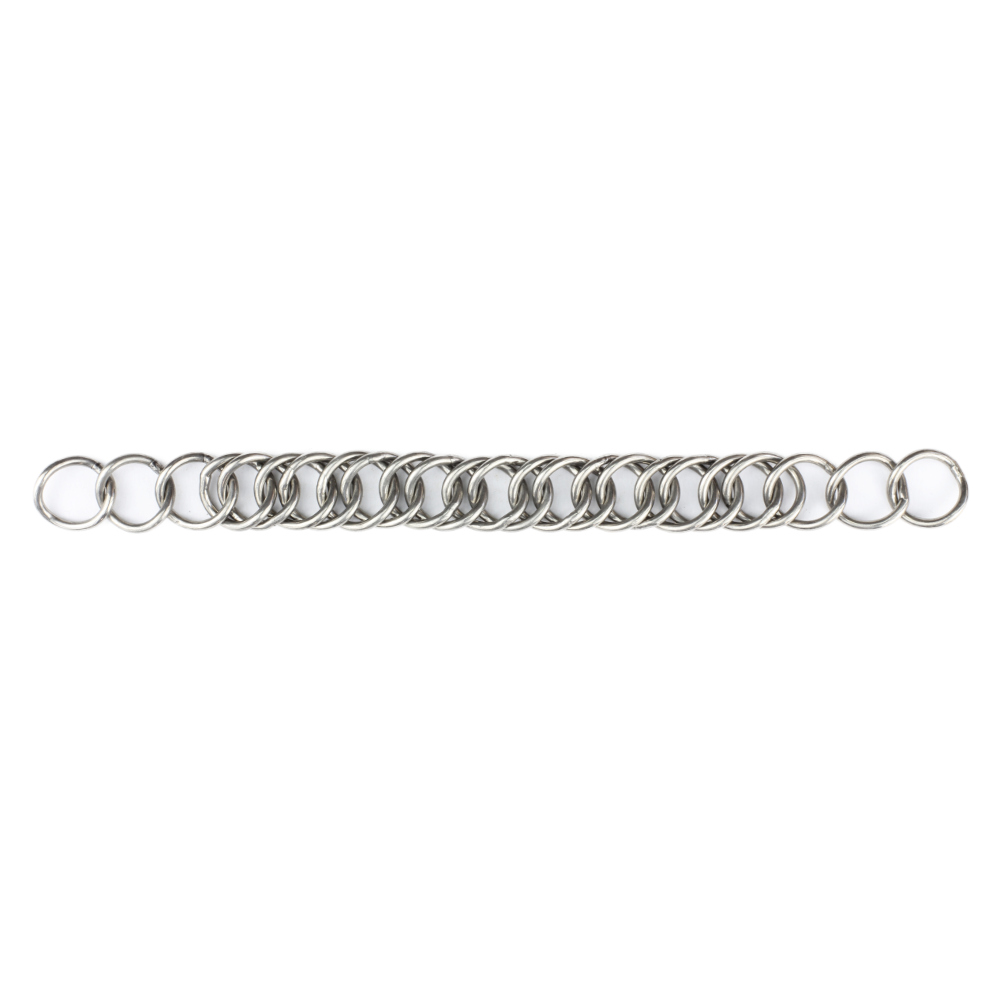 curb chain Vaquero stainless steel with 24 rings for Spanish bits at Picadera