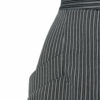 Trouser skirt for riding and everyday wear model Vaquera in black striped with pockets at Picadera